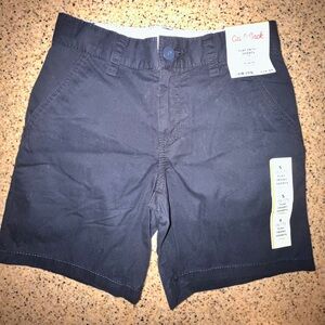 Cat & Jack Navy Flat Front Shorts Size 6/7
